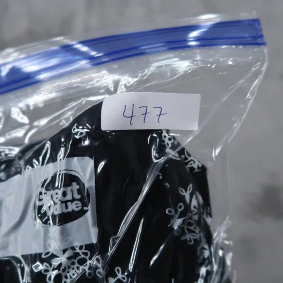 Dress Midi Womens Smocked Tank Top Sleeveless Black White A Line Summer S/M - Picture 12 of 12